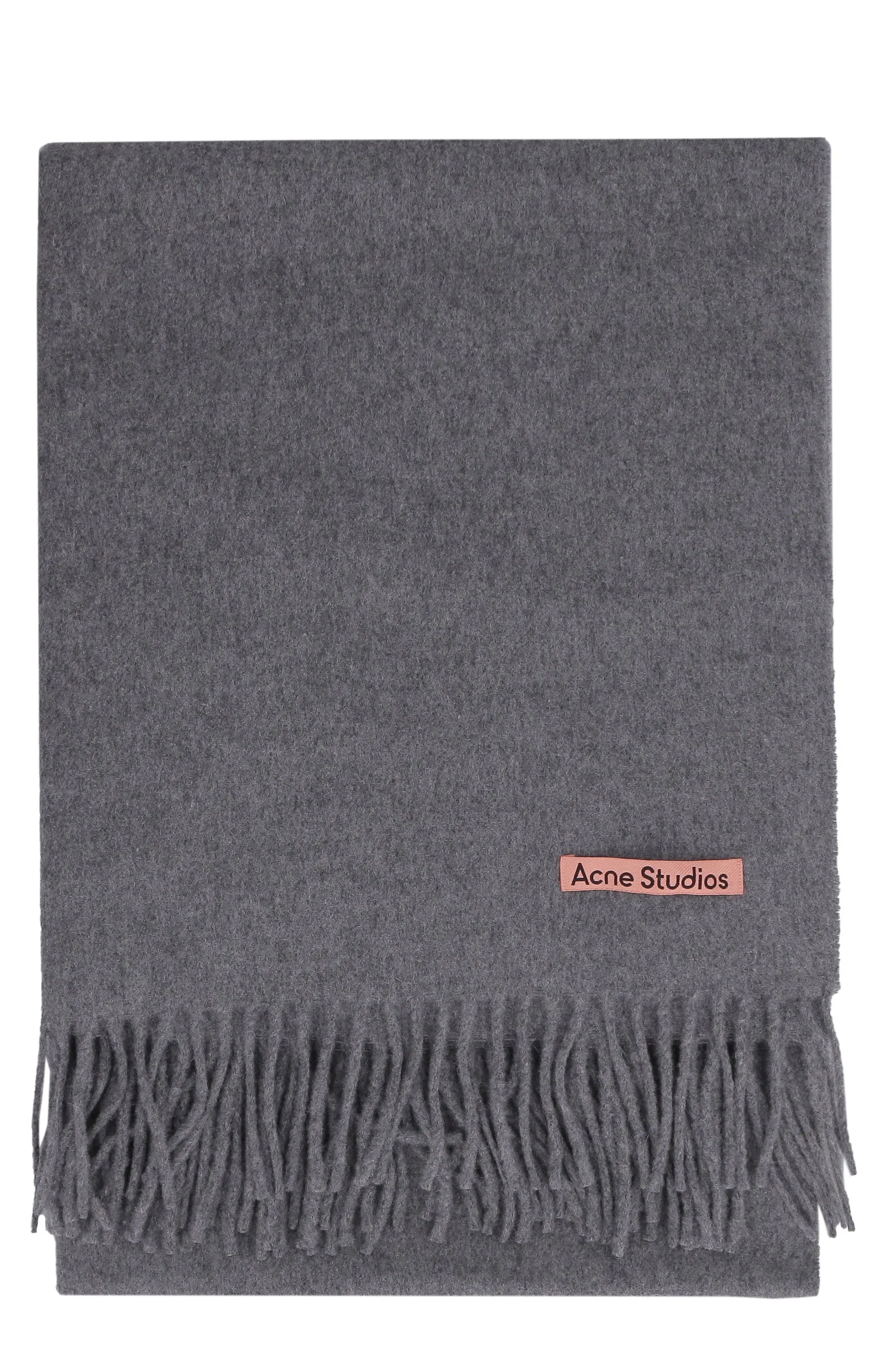 Acne Studios Canada New Logo Patch Fringed Scarf