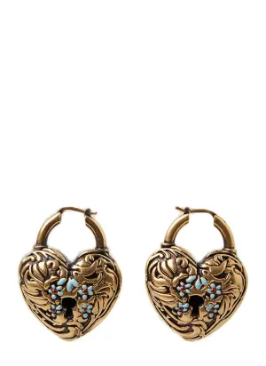 Acne Studios Heart-Shaped Earrings