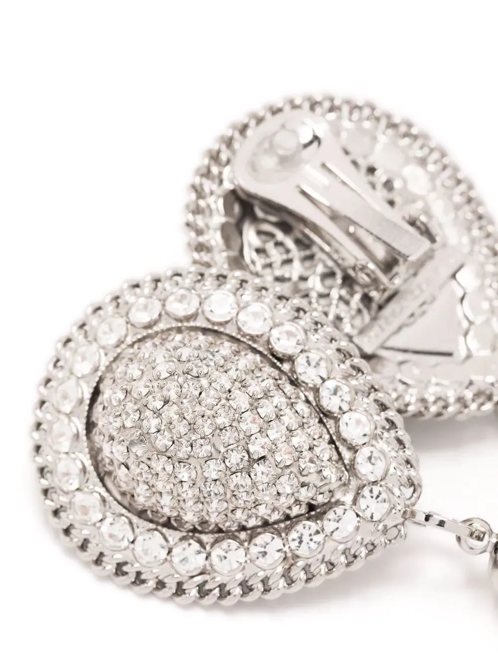 Alessandra Rich Crystal-Drop Detail Earrings