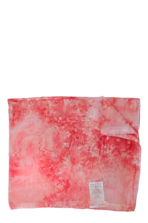 Alexander McQueen Abstract-Printed Finished Edge Scarf
