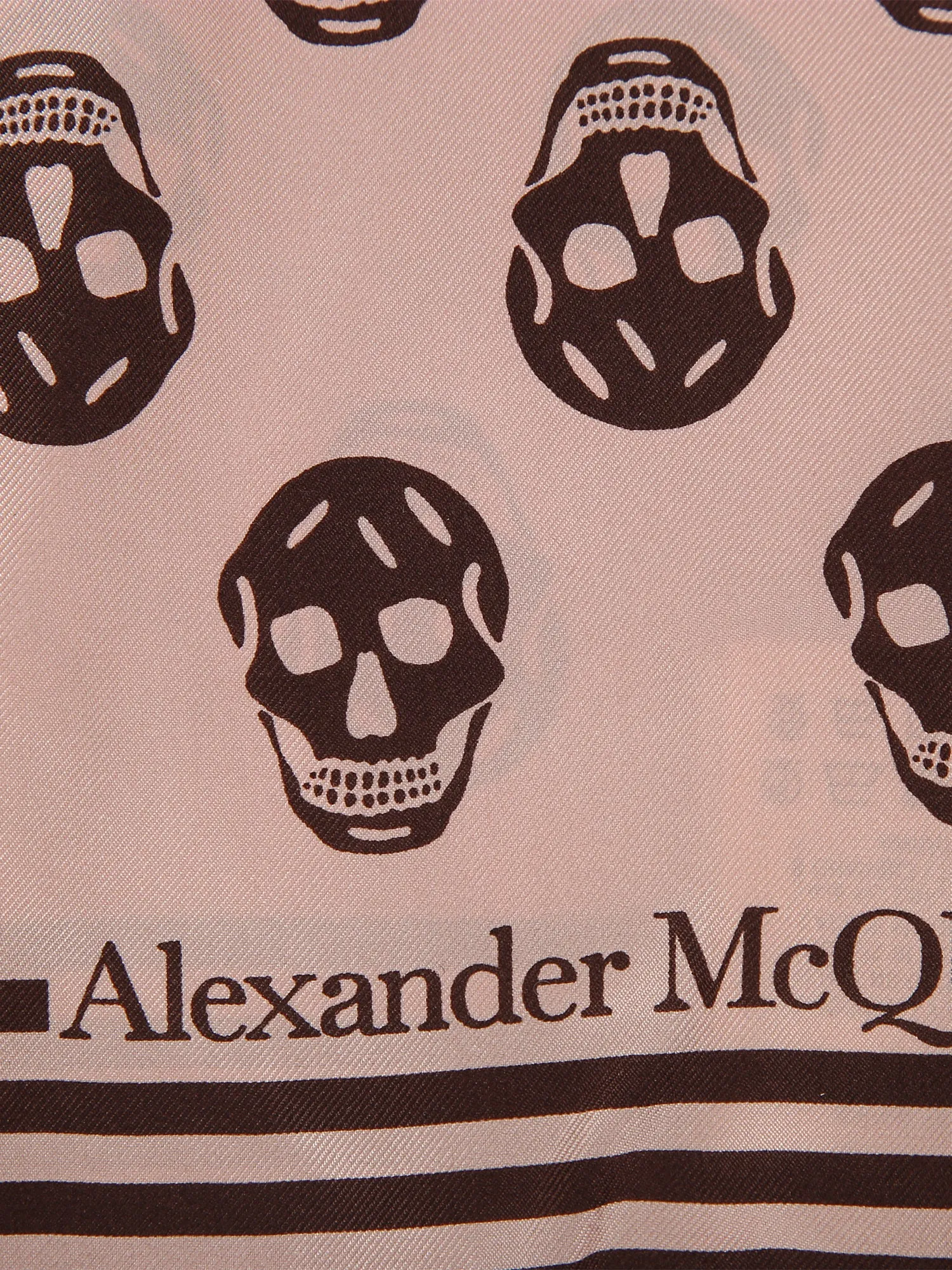 Alexander McQueen Allover Skull Print Scarf