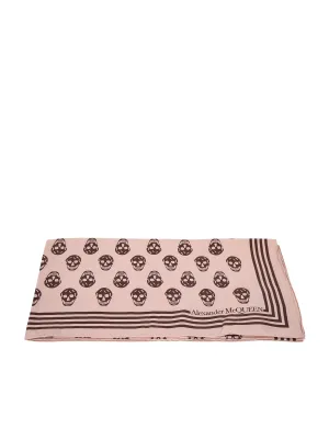 Alexander McQueen Allover Skull Print Scarf