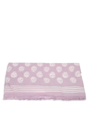 Alexander McQueen Allover Skull Printed Scarf