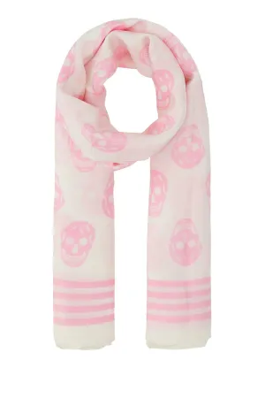 Alexander McQueen Allover Skull Printed Scarf