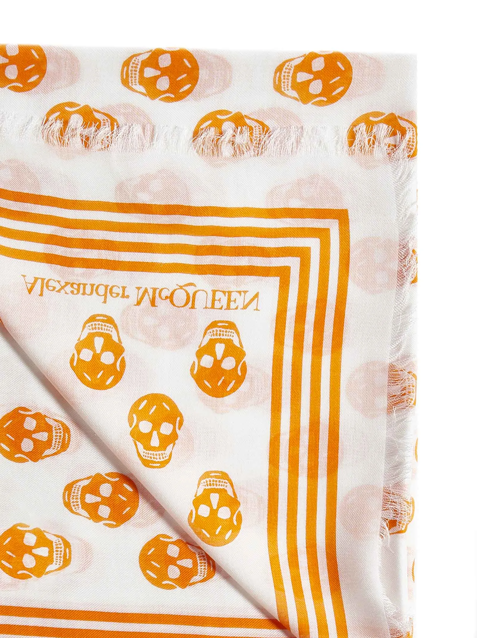 Alexander McQueen Allover Skull Printed Scarf