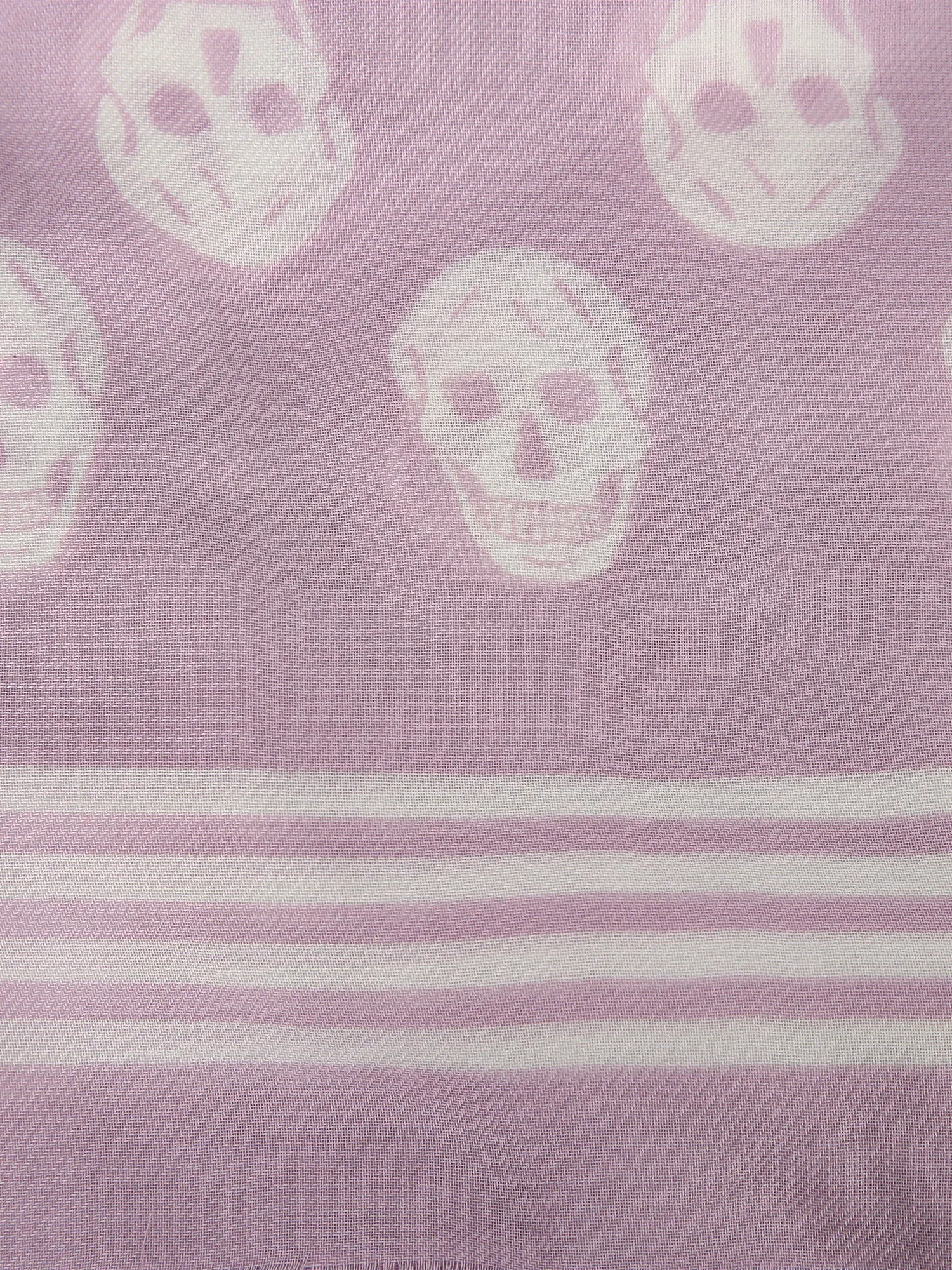 Alexander McQueen Allover Skull Printed Scarf