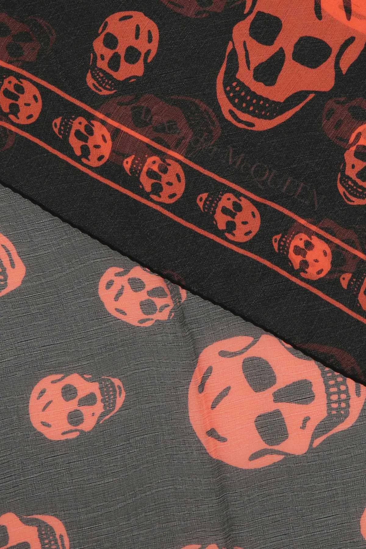 Alexander McQueen Allover Skull Printed Scarf