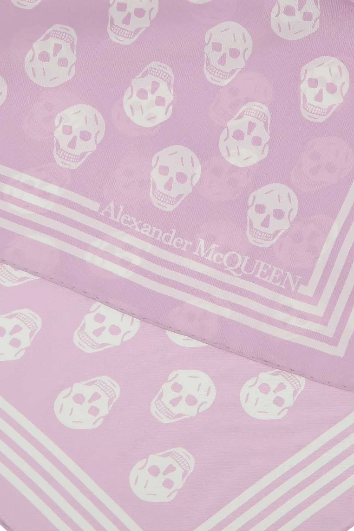 Alexander McQueen Allover Skull Printed Scarf
