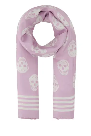Alexander McQueen Allover Skull Printed Scarf