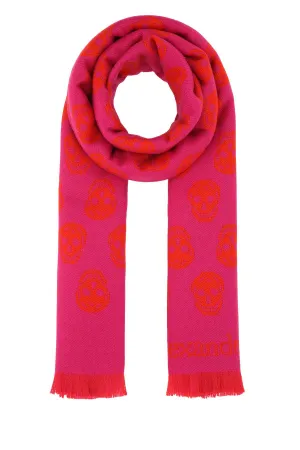 Alexander McQueen Allover Skull Scarf