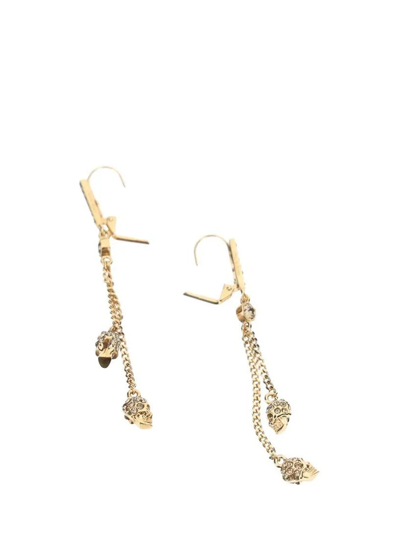 Alexander McQueen Chain Skull Earrings