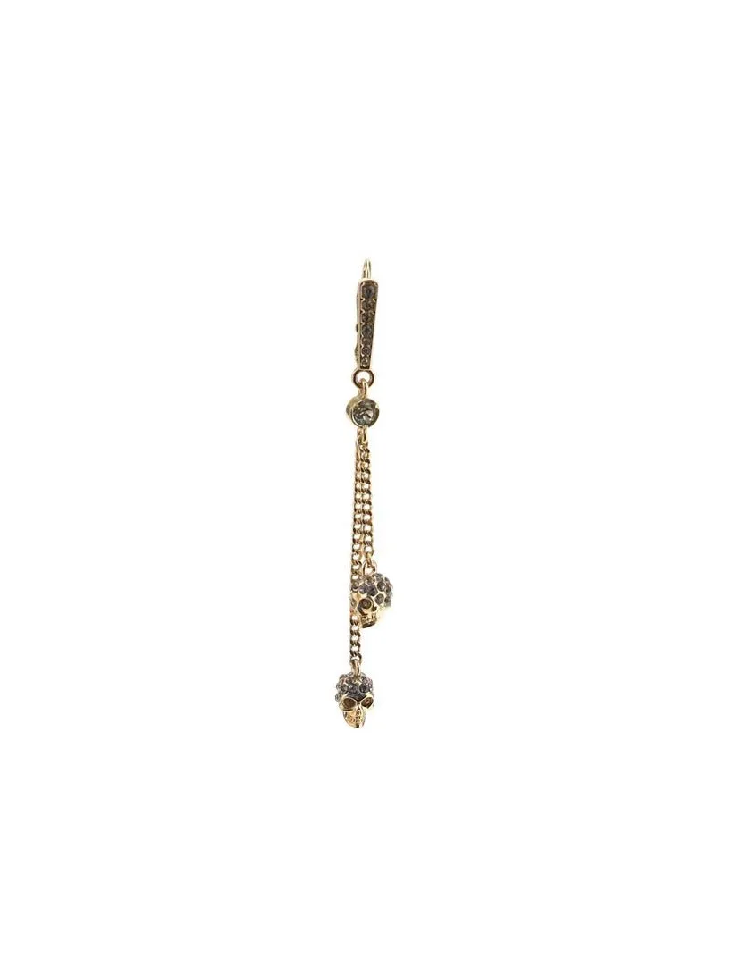 Alexander McQueen Chain Skull Earrings