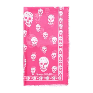 Alexander McQueen Classic Skull Print Scarf