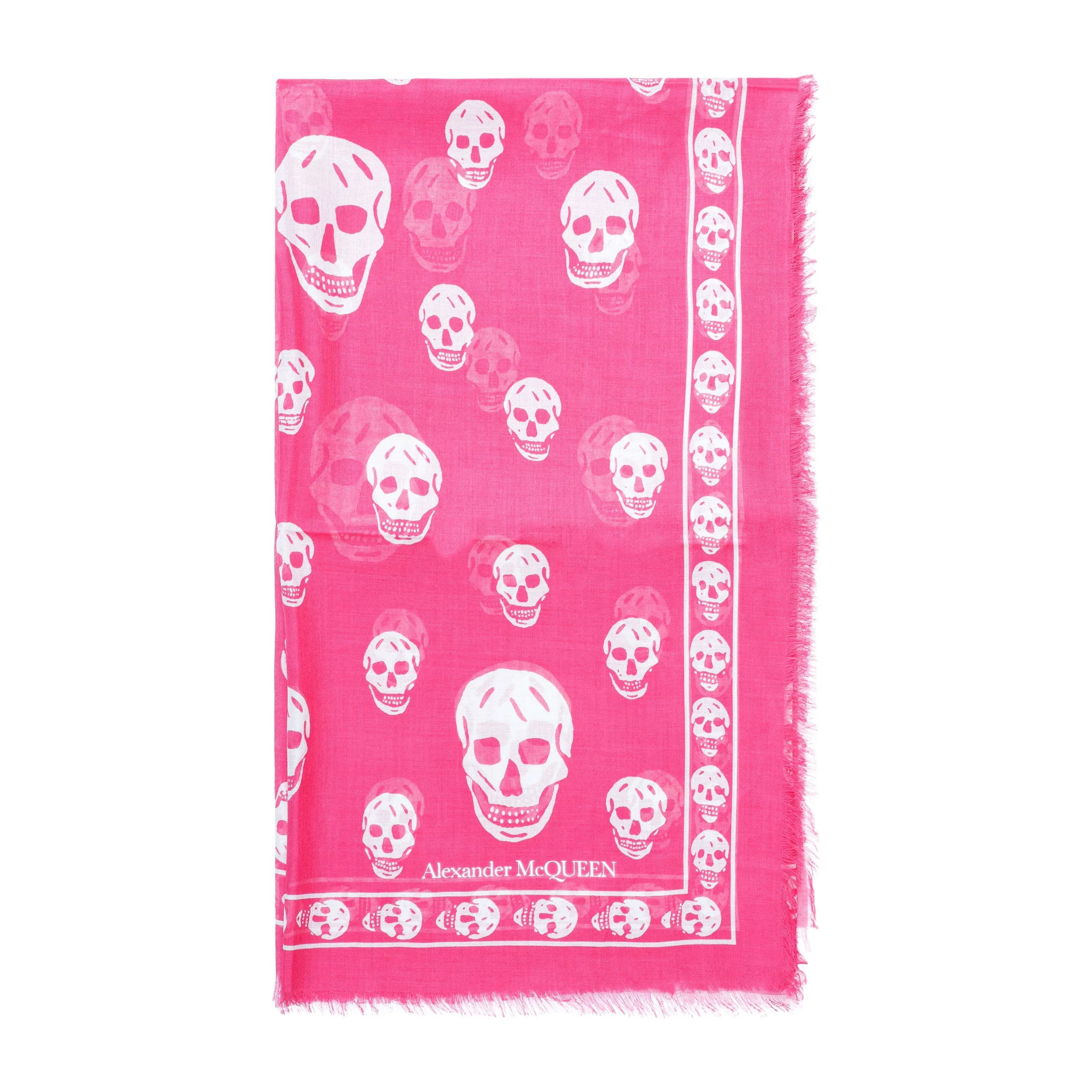 Alexander McQueen Classic Skull Print Scarf