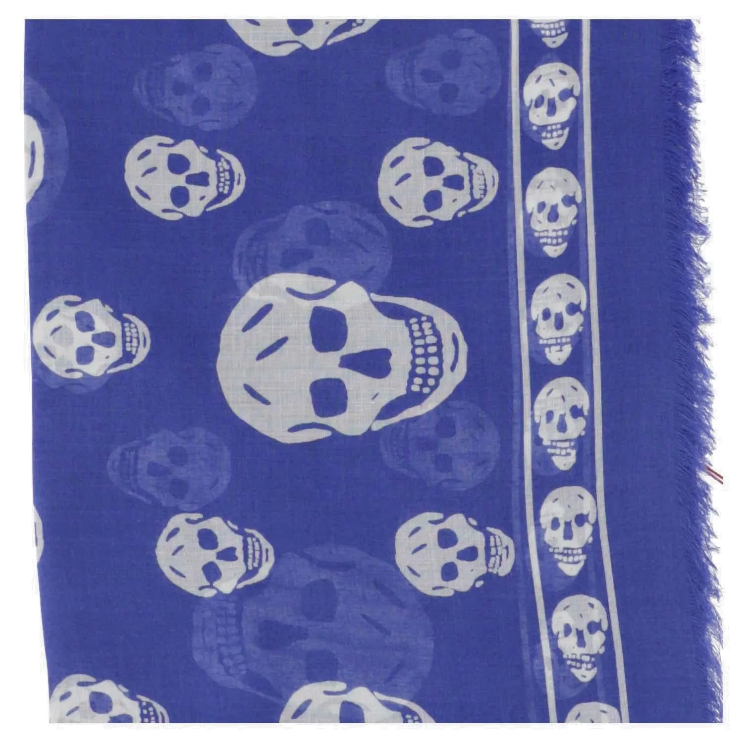 Alexander McQueen Classic Skull Printed Scarf