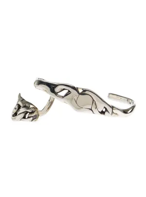 Alexander McQueen Crushed Chain Ear Cuff