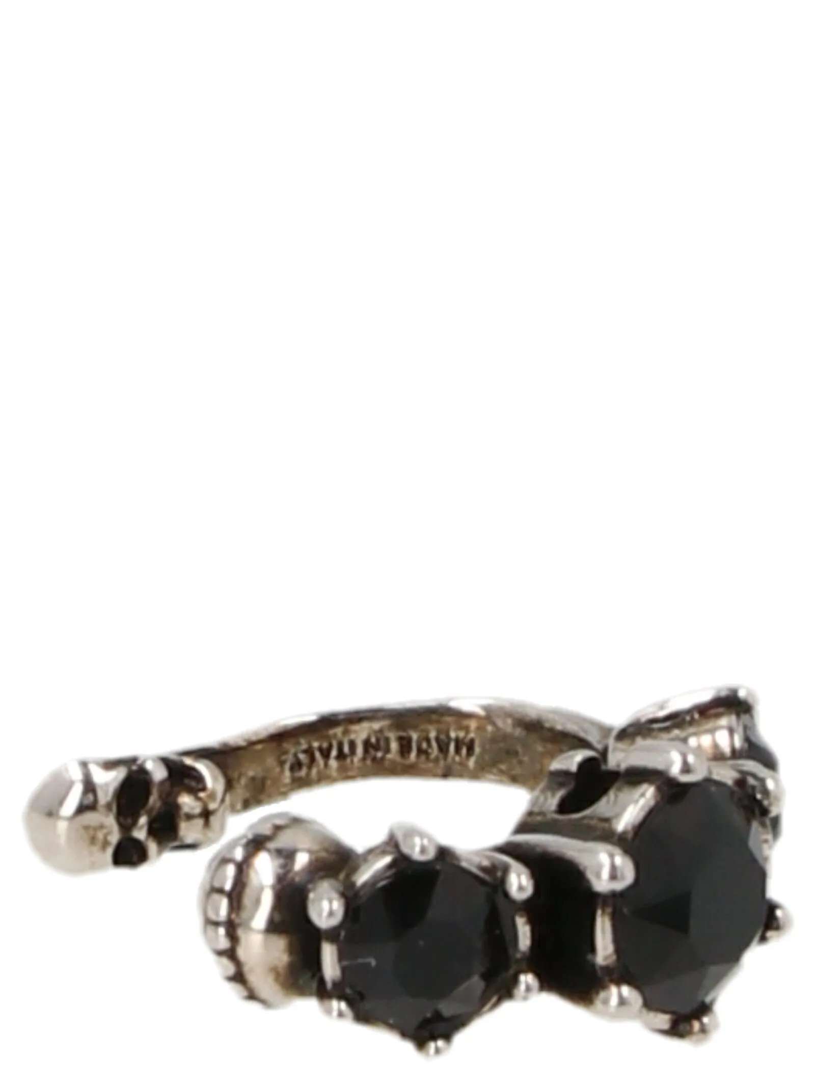 Alexander McQueen Embellished Skull Ear Cuff