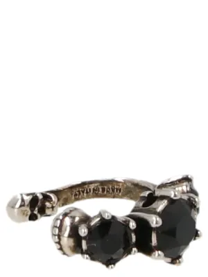 Alexander McQueen Embellished Skull Ear Cuff