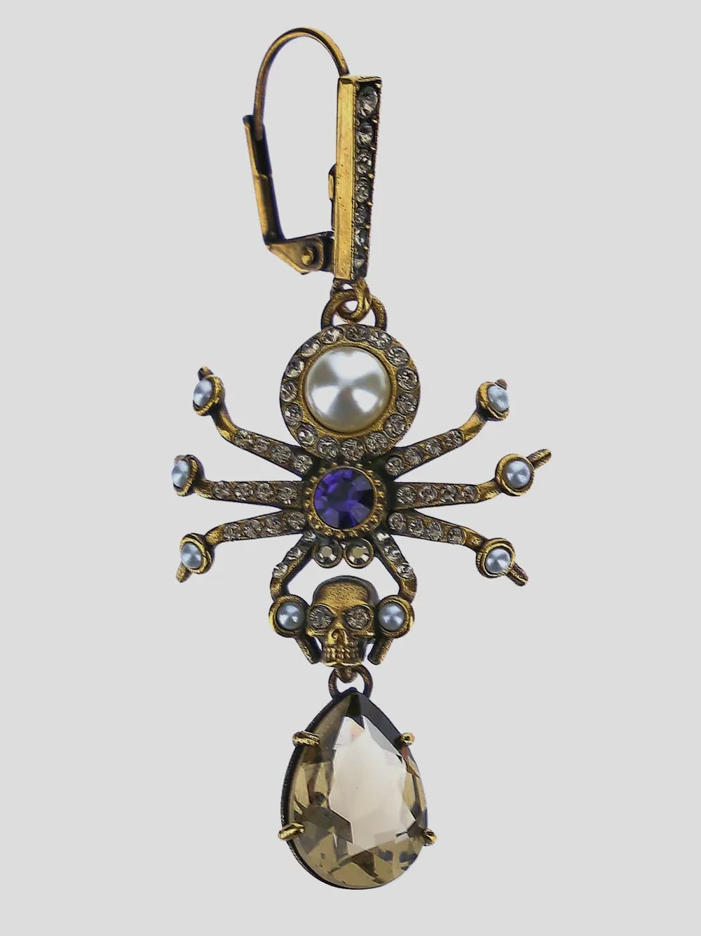 Alexander McQueen Embellished Spider Earrings