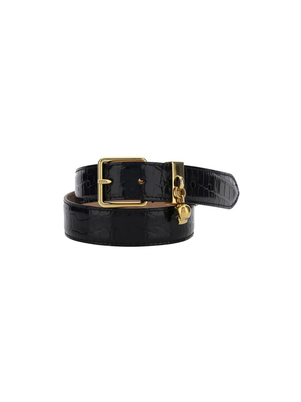 Alexander McQueen Embossed Buckle Belt
