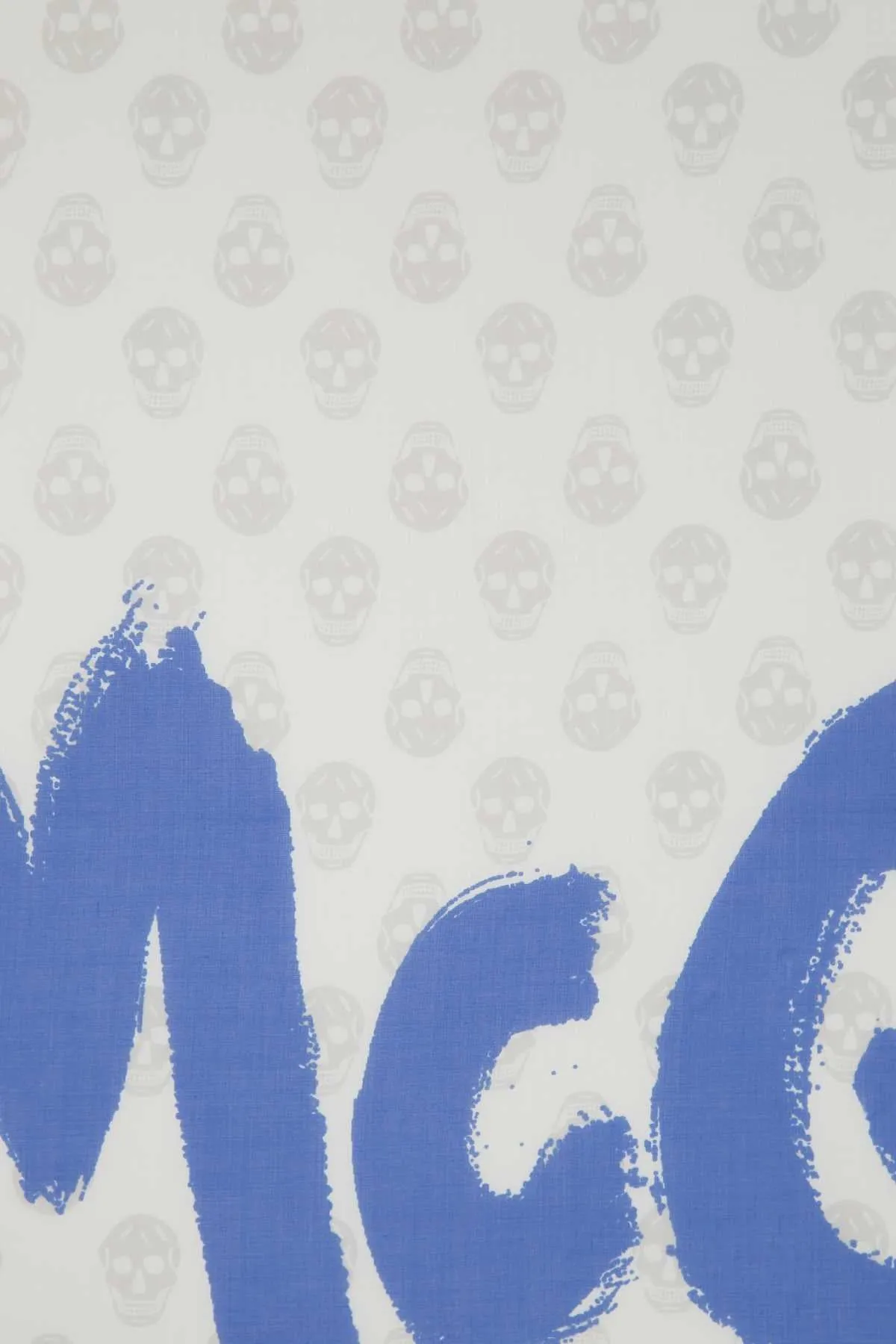 Alexander McQueen Graffiti Biker Skull Scarf
