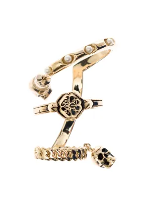 Alexander McQueen Logo Detailed Earrings
