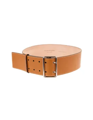 Alexander McQueen Military Wide Belt