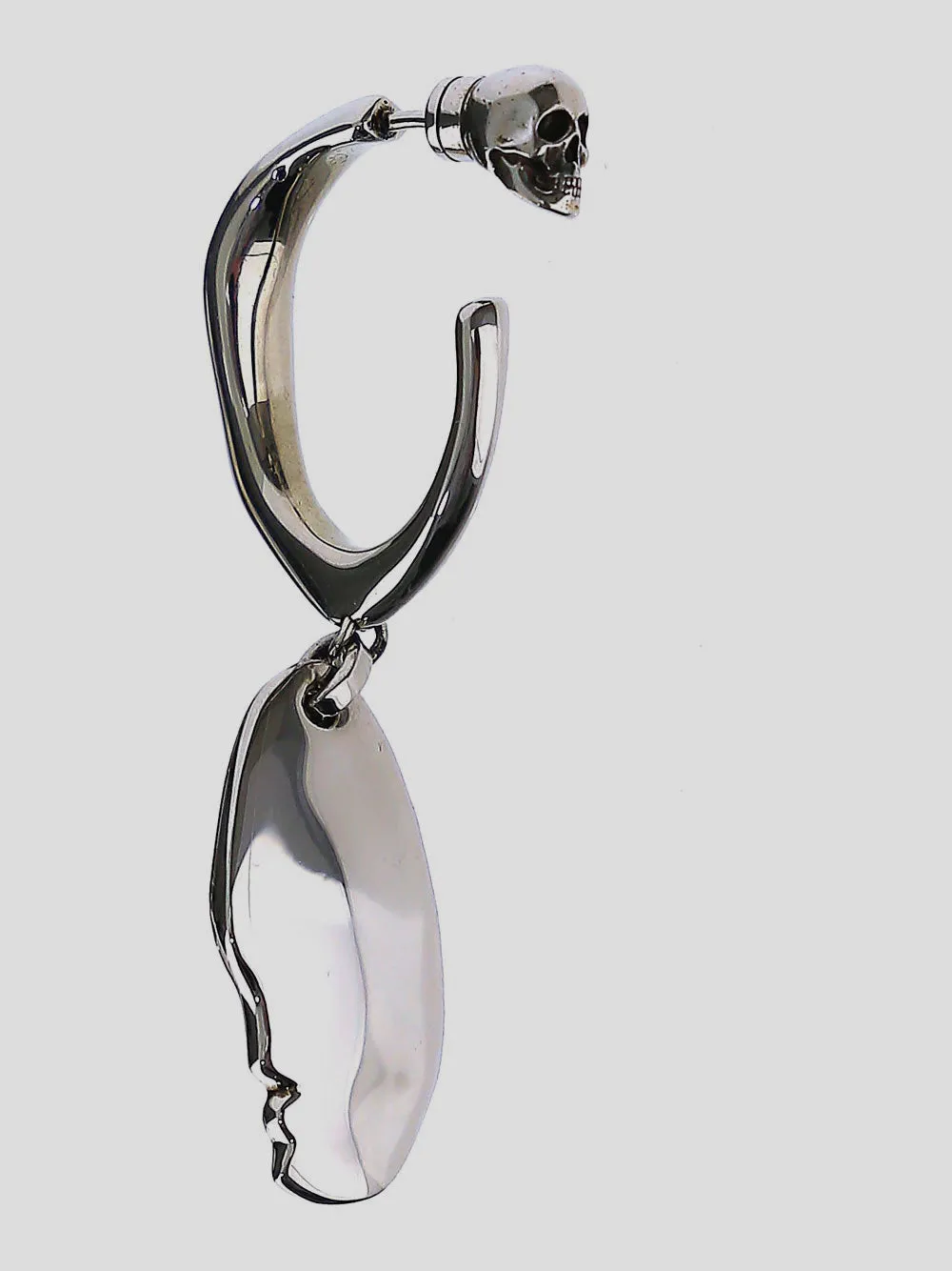 Alexander McQueen Molten Logo Detailed Drop Earrings