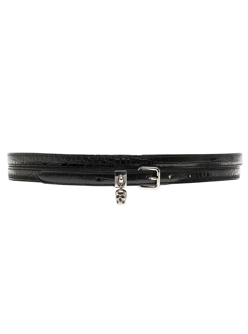 Alexander McQueen Pave Skull Double Belt