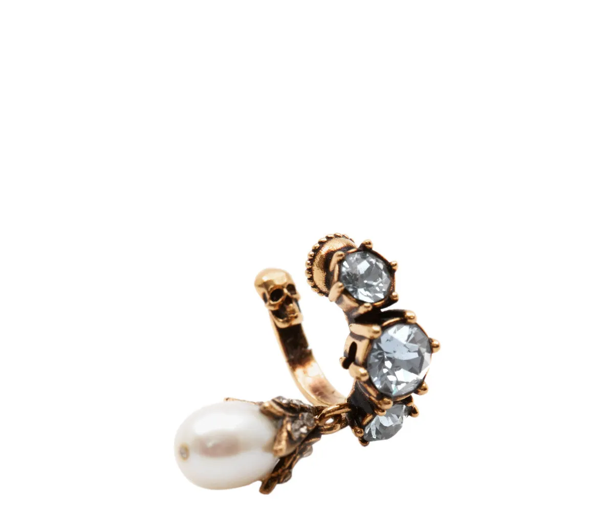 Alexander McQueen Pendant Singular Ear Cuff