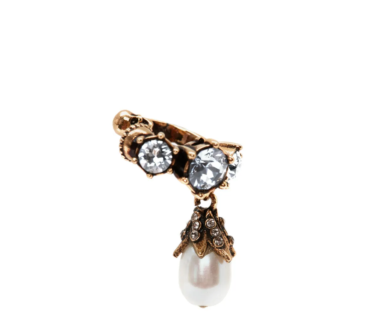 Alexander McQueen Pendant Singular Ear Cuff