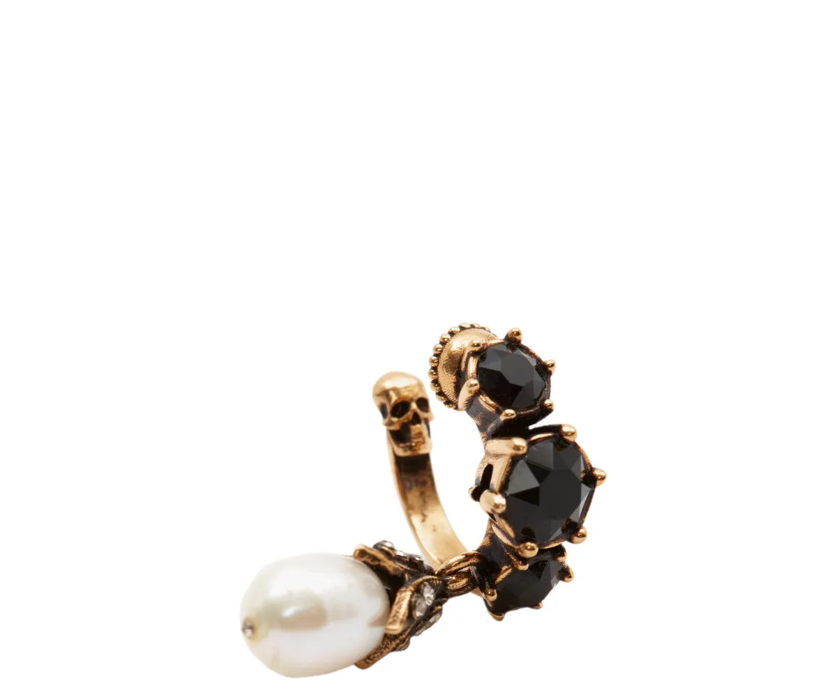 Alexander McQueen Pendant Singular Ear Cuff