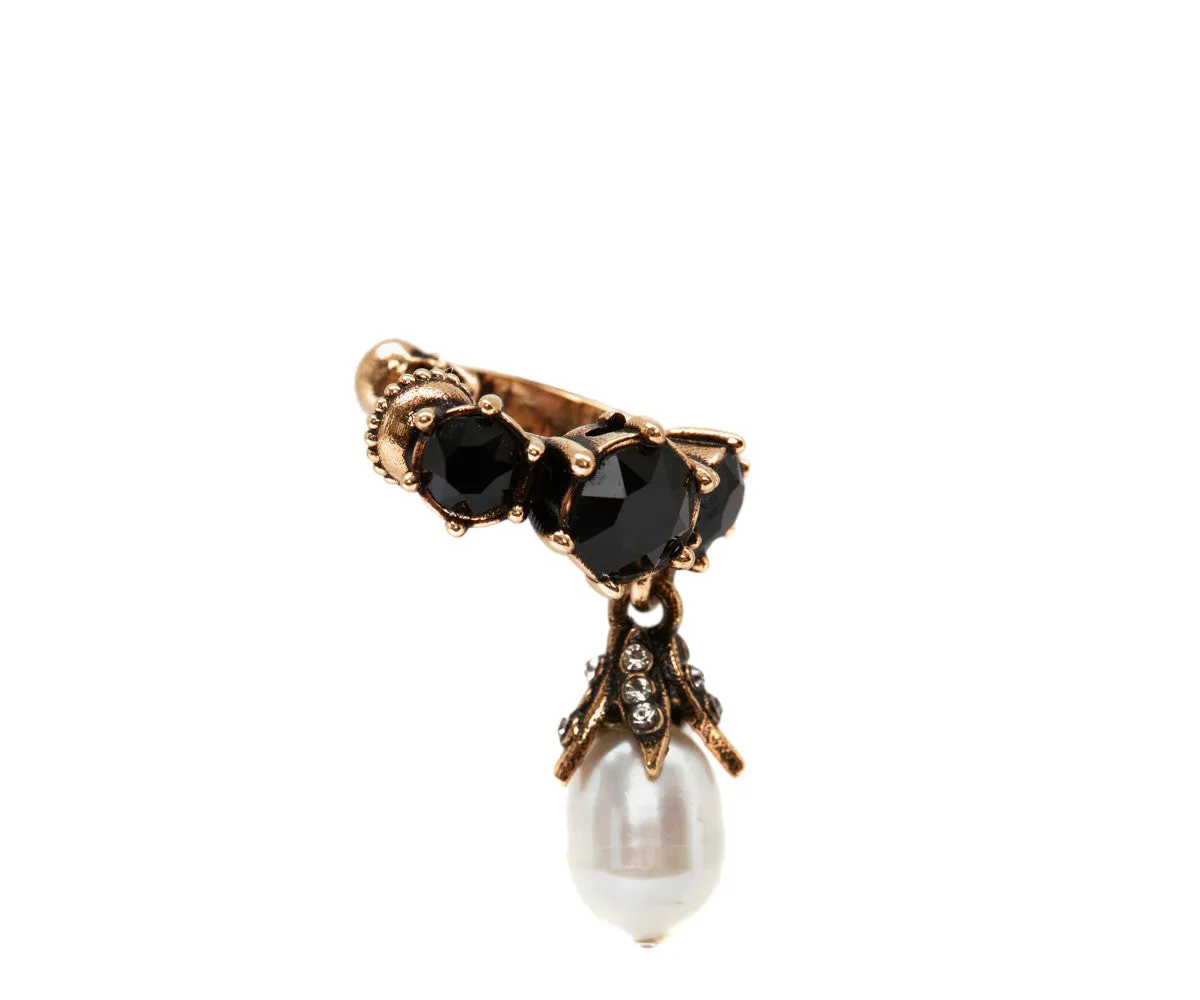 Alexander McQueen Pendant Singular Ear Cuff