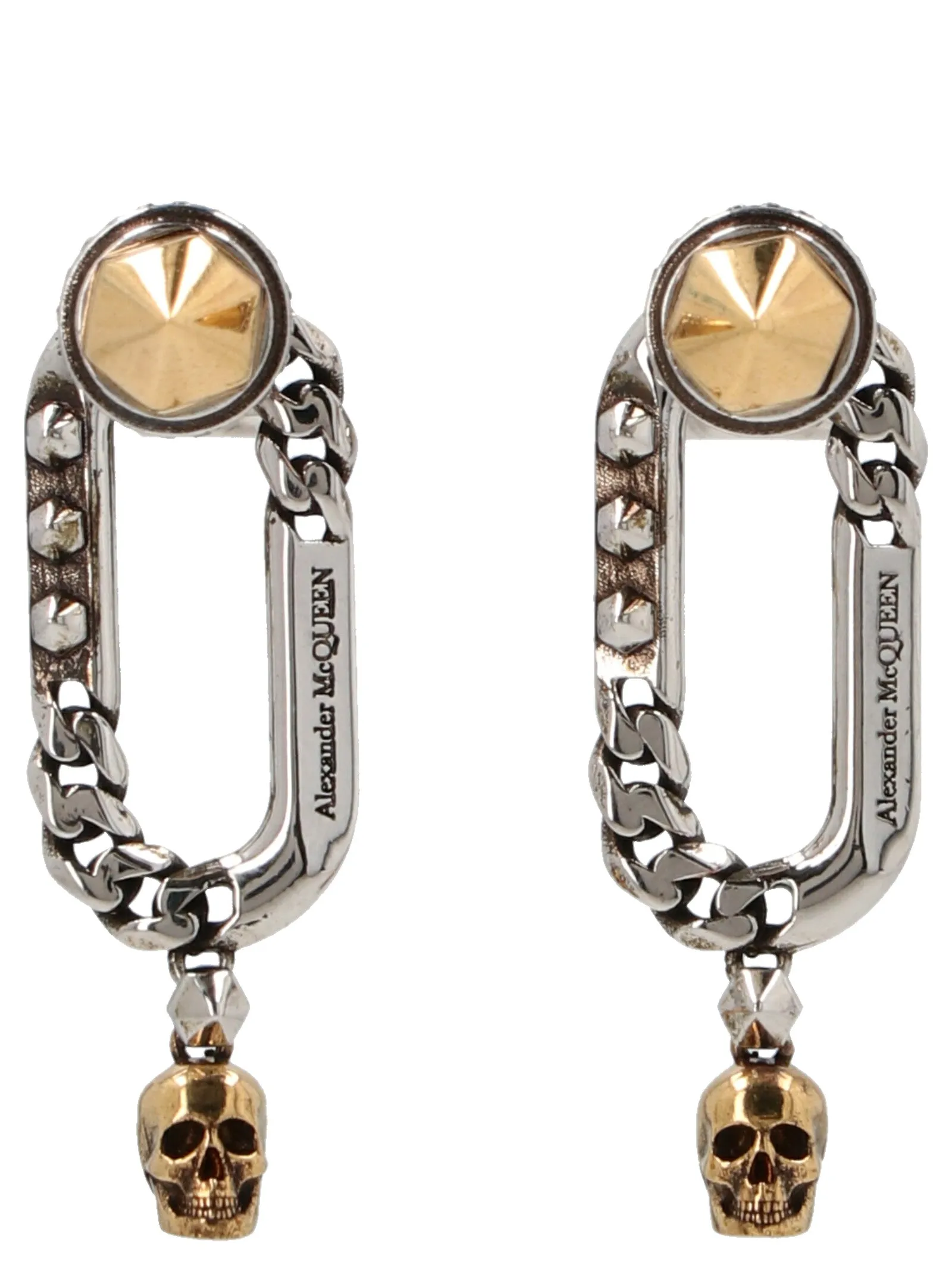 Alexander McQueen Safety Pin and Stud Earrings