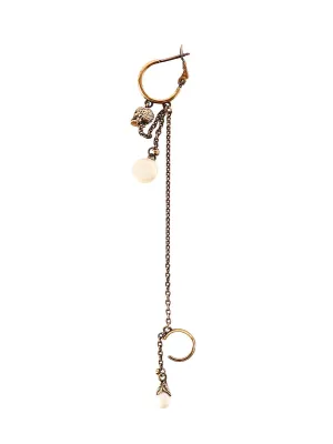 Alexander McQueen Skull Chain-Link Earrings
