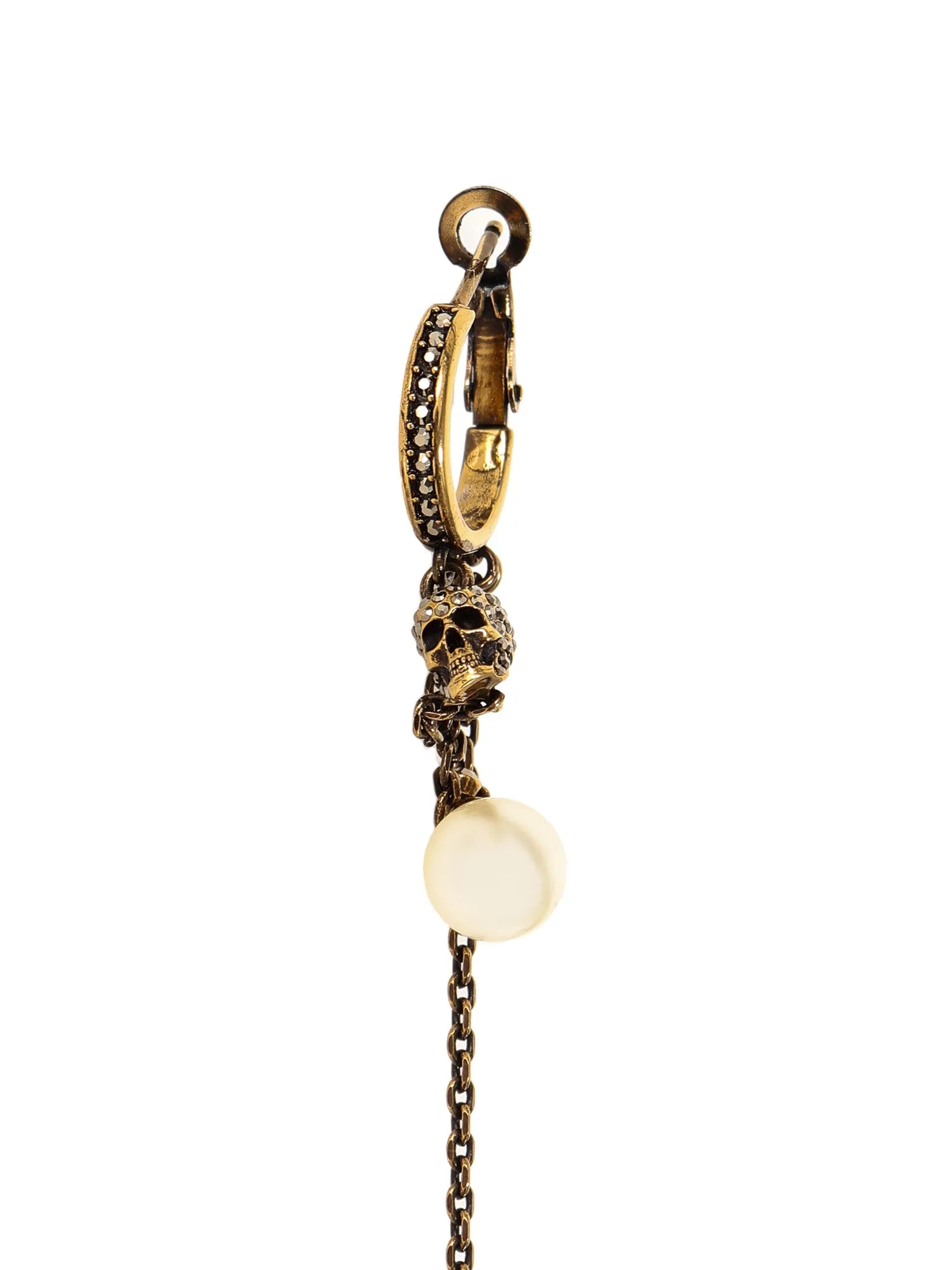 Alexander McQueen Skull Chain-Link Earrings