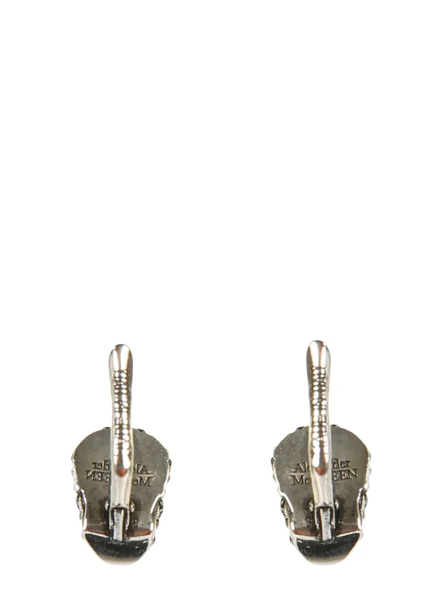 Alexander McQueen Skull Drop Earrings