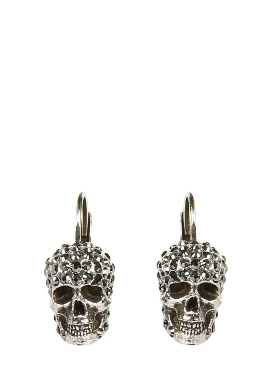Alexander McQueen Skull Drop Earrings