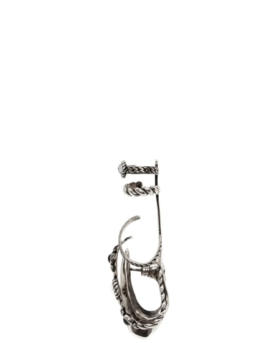 Alexander McQueen Skull Embellished Ear Cuff