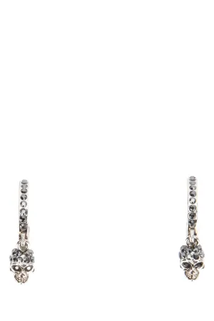 Alexander McQueen Skull Hoop Earrings