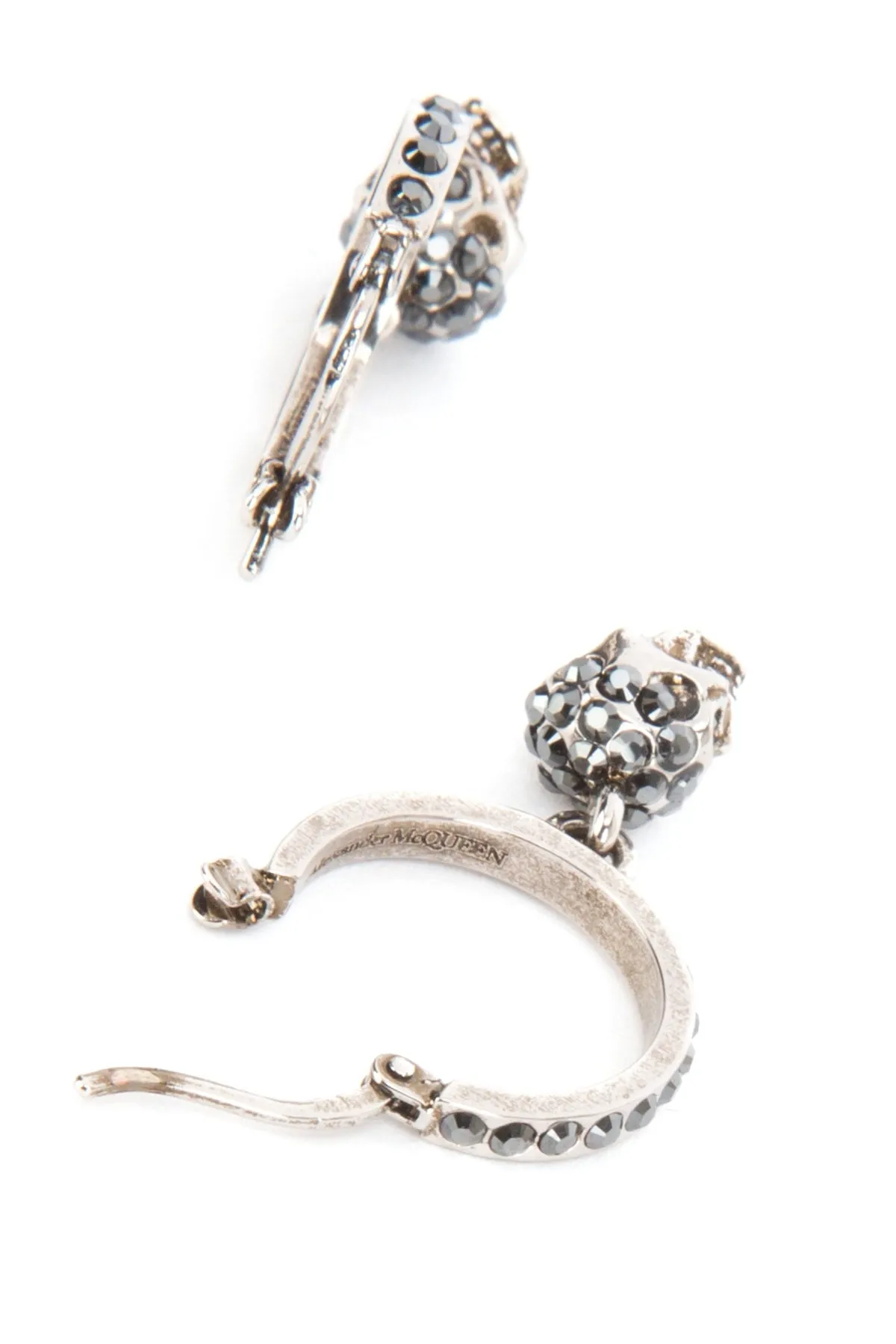 Alexander McQueen Skull Hoop Earrings