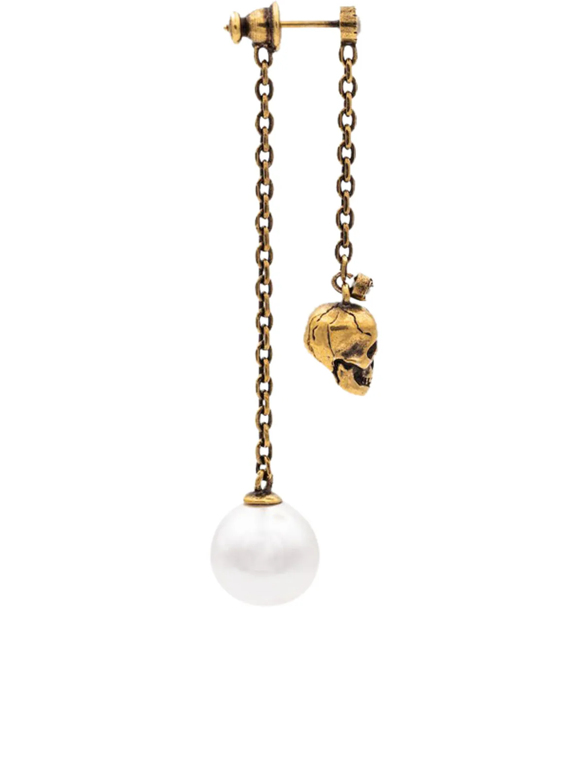 Alexander McQueen Skull Pendant Earrings