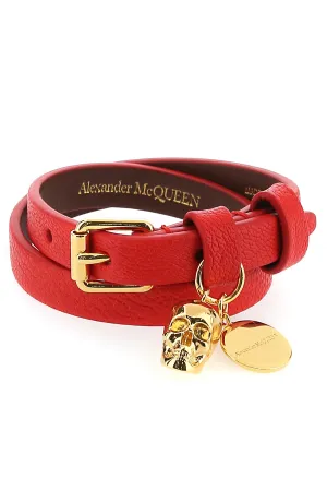 Alexander McQueen Skull Wrap Bracelet