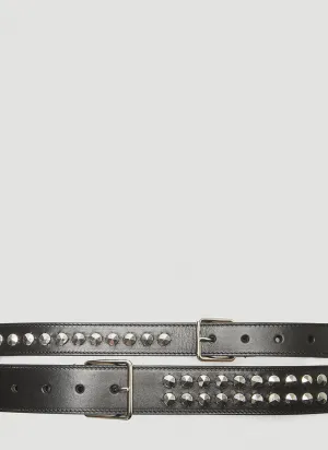 Alexander McQueen Studded Double Belt