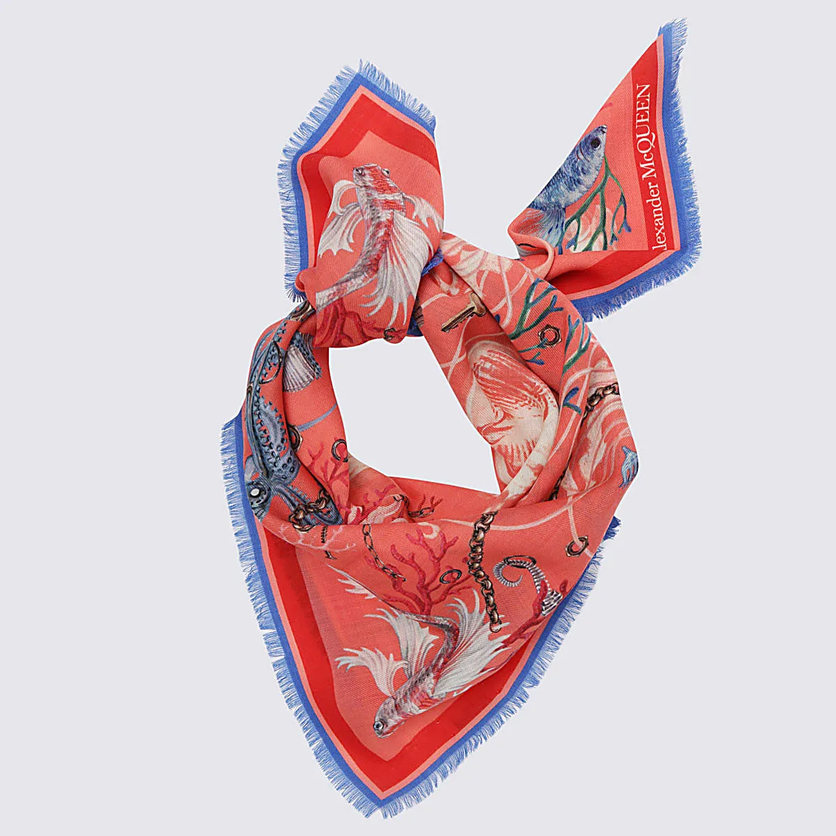 Alexander McQueen Underwater Portrait Scarf