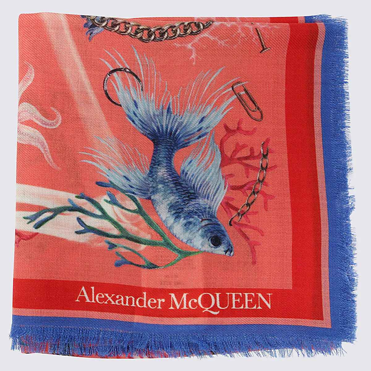 Alexander McQueen Underwater Portrait Scarf