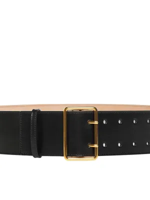 Alexander McQueen Wide Buckle Belt