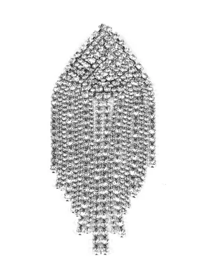 Alexandre Vauthier Embellished Drape Earrings