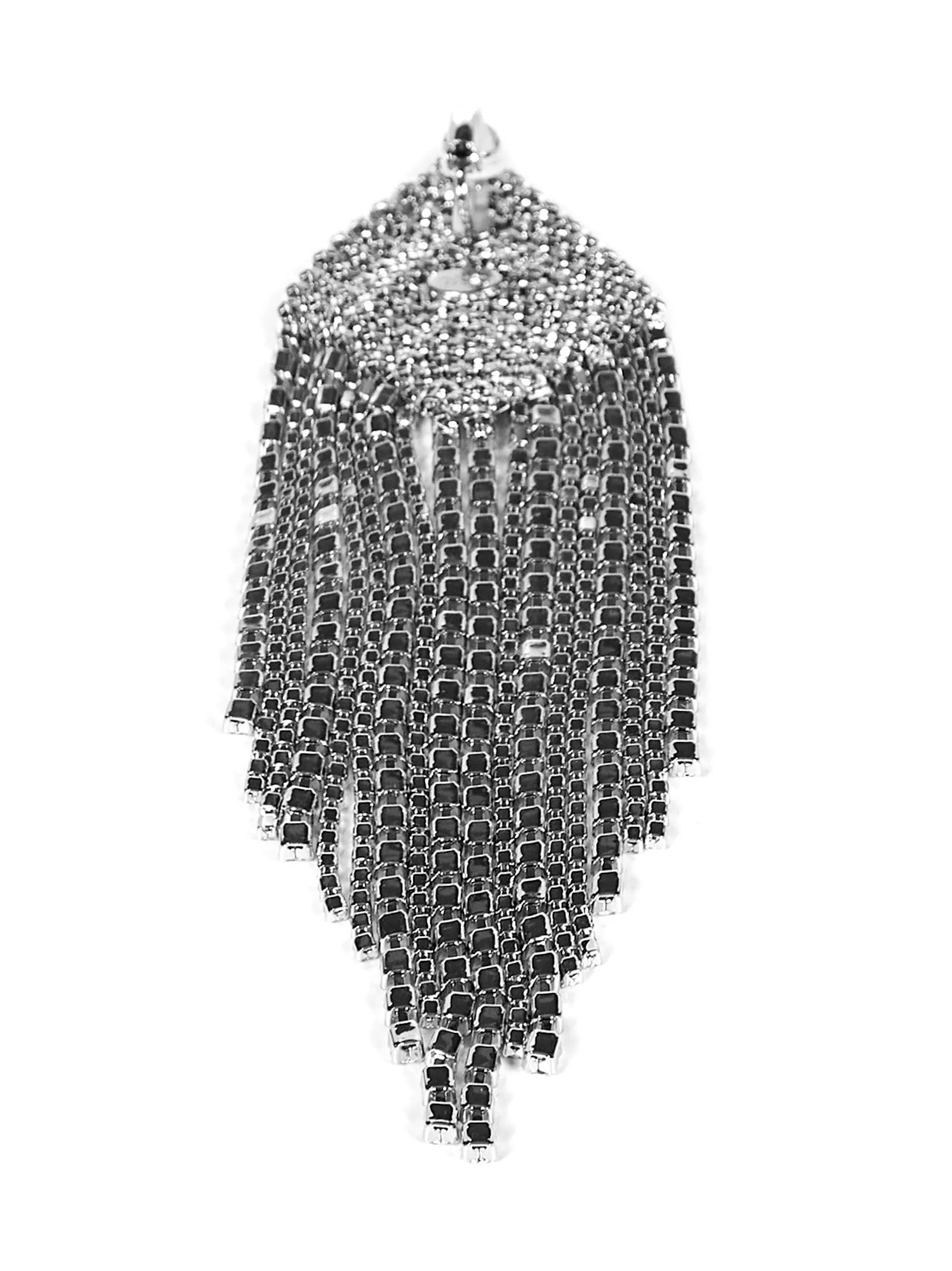 Alexandre Vauthier Embellished Drape Earrings