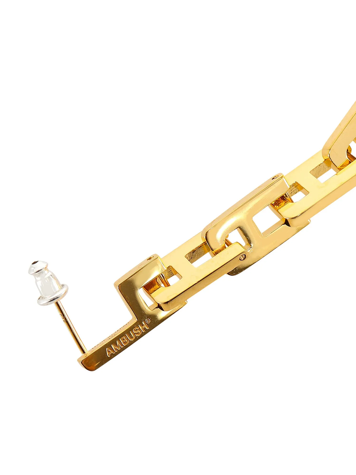 Ambush A-Chain Logo Earrings